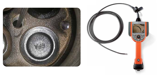 檢測發動機氣門使用韋林工業內窺鏡效果更直觀 檢測發動機氣門使用韋林工業內窺鏡效果更直觀