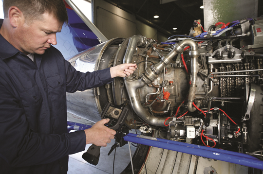 韋林手持式內窺鏡XLVu檢測現場圖 韋林手持式內窺鏡XLVu檢測現場圖