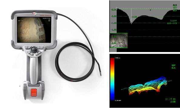 韋林內(nèi)窺鏡3D測(cè)量點(diǎn)云圖 韋林內(nèi)窺鏡3D測(cè)量點(diǎn)云圖