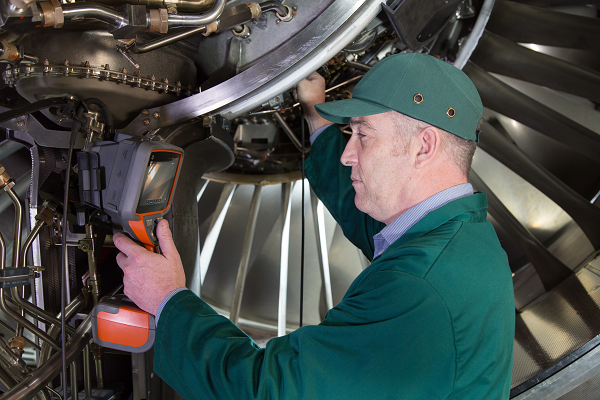 韋林工業內窺鏡檢測現場圖